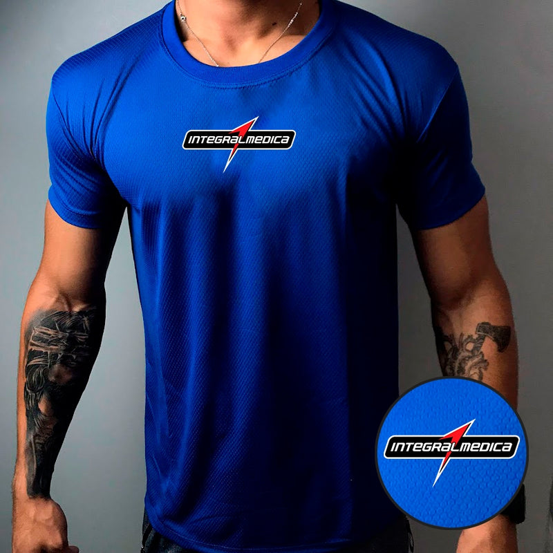 Camisa Dry-Fit Masculina - INTEGRALMEDICA 01 - Academia Corrida Crossfit Skate Basquete