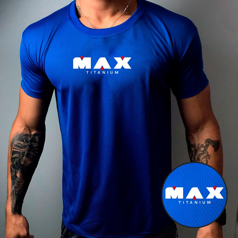 Camisa Dry-Fit Masculina - MAX 01 - Academia Corrida Crossfit Skate Basquete