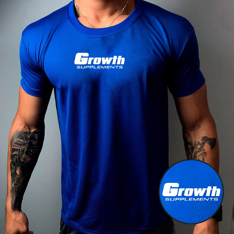 Camisa Dry-Fit Masculina - GROWTH 01 - Academia Corrida Crossfit Skate Basquete