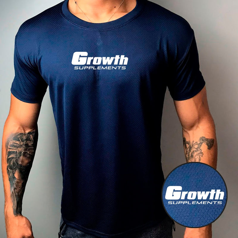 Camisa Dry-Fit Masculina - GROWTH 01 - Academia Corrida Crossfit Skate Basquete