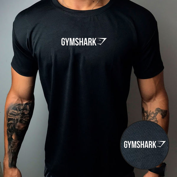 Camisa Dry-Fit Masculina - GYMSHARK 02 - Academia Corrida Crossfit Skate Basquete