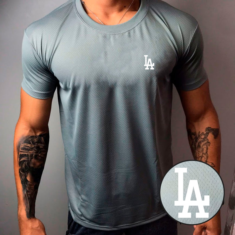 Camisa Dry-Fit Masculina - LA01 - Academia Corrida Crossfit Skate Basquete