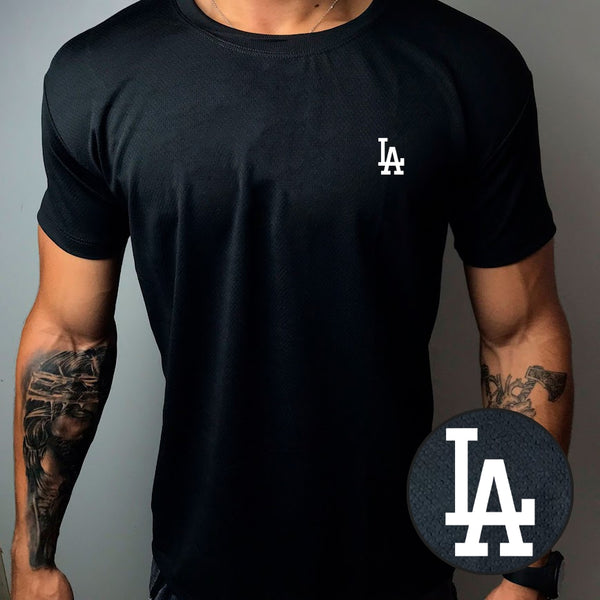 Camisa Dry-Fit Masculina - LA01 - Academia Corrida Crossfit Skate Basquete