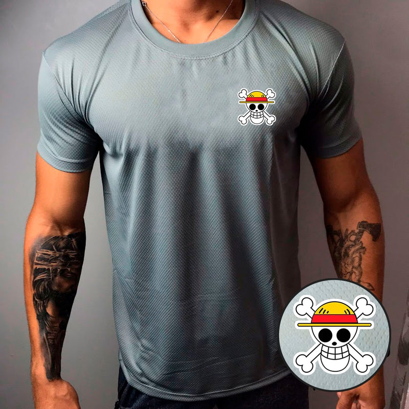 Camisa Dry-Fit Masculina - LUFFY 01 - Academia Corrida Crossfit Skate Basquete