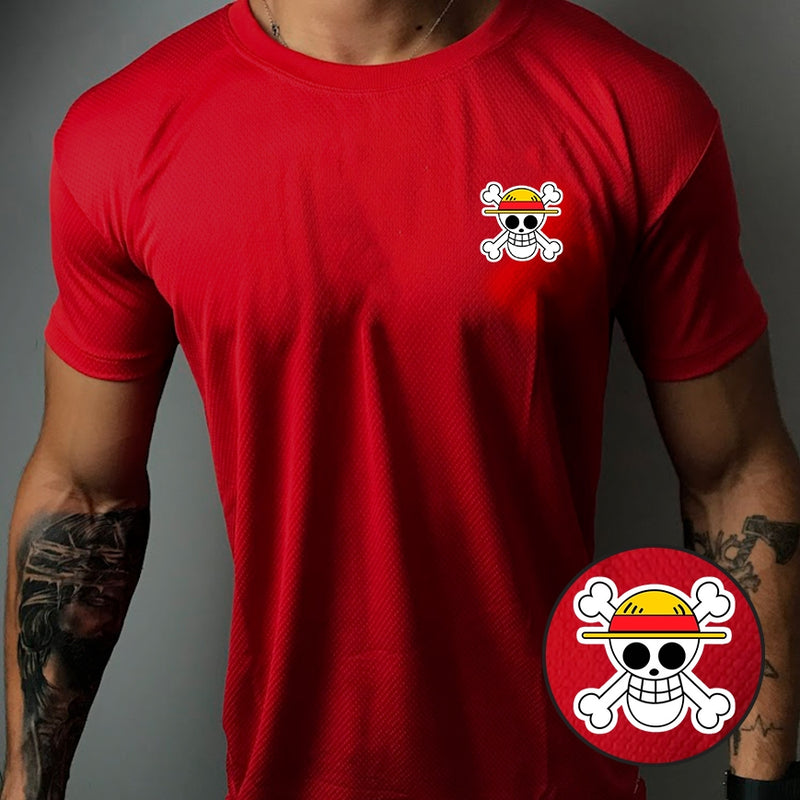 Camisa Dry-Fit Masculina - LUFFY 01 - Academia Corrida Crossfit Skate Basquete