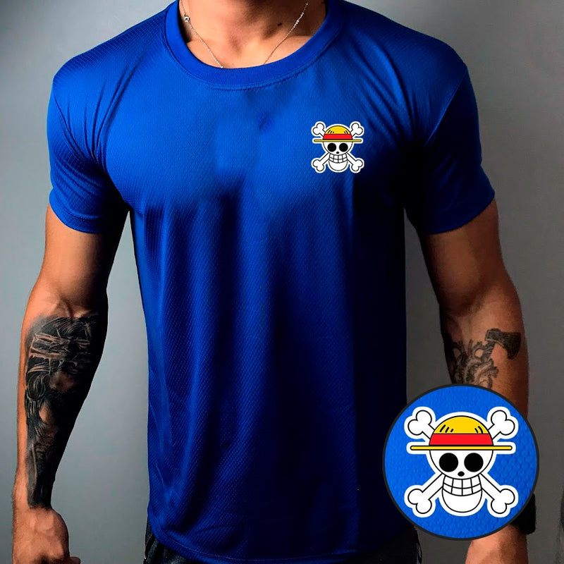 Camisa Dry-Fit Masculina - LUFFY 01 - Academia Corrida Crossfit Skate Basquete