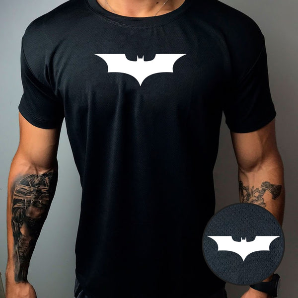 Camisa Dry-Fit Masculina - BATMAN 01 - Academia Corrida Crossfit Skate Basquete
