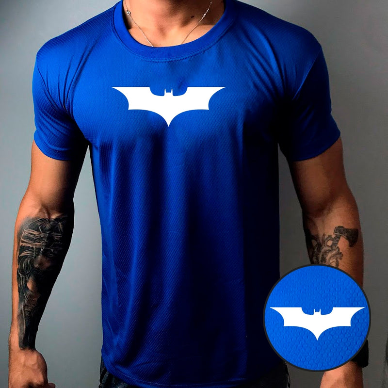 Camisa Dry-Fit Masculina - BATMAN 01 - Academia Corrida Crossfit Skate Basquete