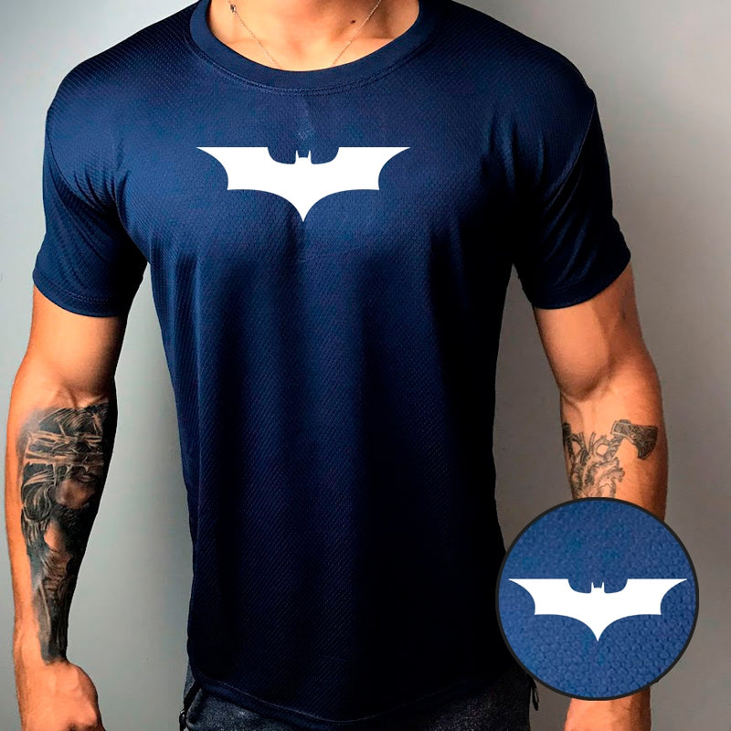 Camisa Dry-Fit Masculina - BATMAN 01 - Academia Corrida Crossfit Skate Basquete