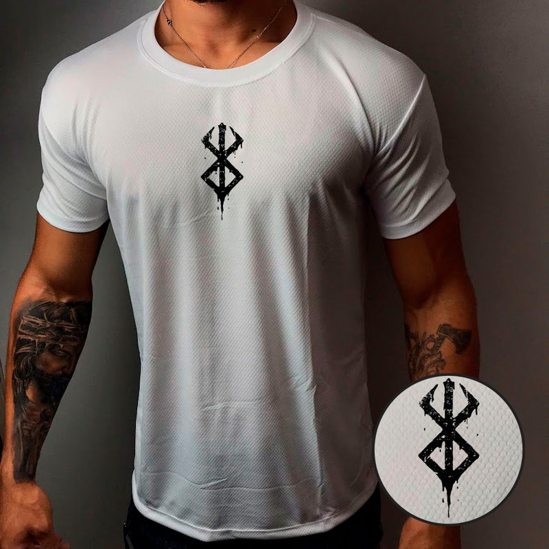 Camisa Dry-Fit Masculina - BERSERK 01 - Academia Corrida Crossfit Skate Basquete