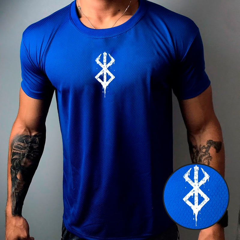 Camisa Dry-Fit Masculina - BERSERK 01 - Academia Corrida Crossfit Skate Basquete