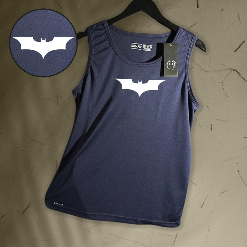 Regata Dry-Fit Masculina - Batman 01 - Academia Corrida Crossfit Skate Basquete